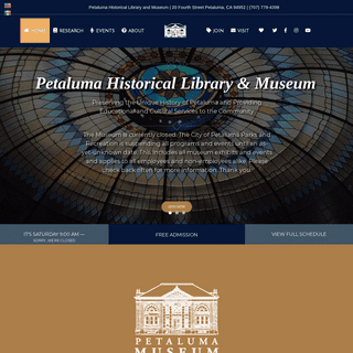 A complete backup of petalumamuseum.com