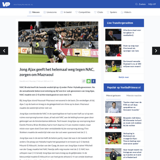 A complete backup of www.voetbalprimeur.nl/nieuws/917153/jong-ajax-geeft-het-helemaal-weg-tegen-nac-zorgen-om-mazraoui.html