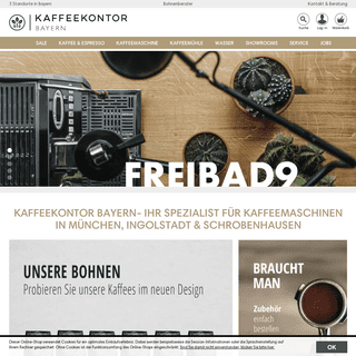 Kaffeekontor Bayern - Kaffee & Kaffeemaschinen in MÃ¼nchen, Ingolstadt & Schrobenhausen