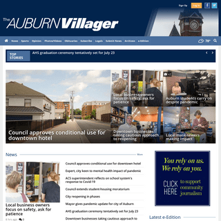 A complete backup of auburnvillager.com