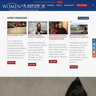 Home â€“ Concerned Women for America