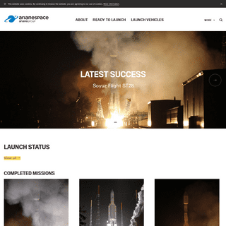 A complete backup of arianespace.com