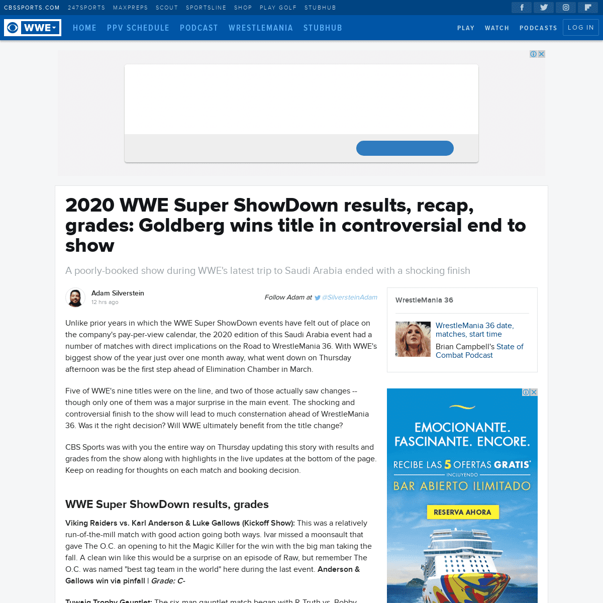 A complete backup of www.cbssports.com/wwe/news/2020-wwe-super-showdown-results-live-updates-recap-grades-matches-card-start-tim
