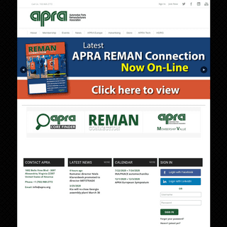 A complete backup of apra.org