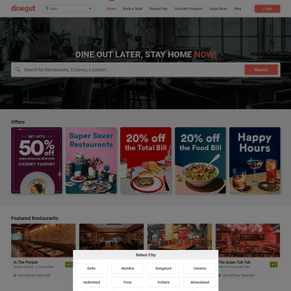 A complete backup of dineout.co.in