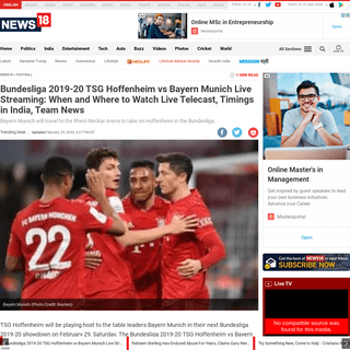 A complete backup of www.news18.com/news/football/bundesliga-2019-20-tsg-hoffenheim-vs-bayern-munich-live-streaming-when-and-whe