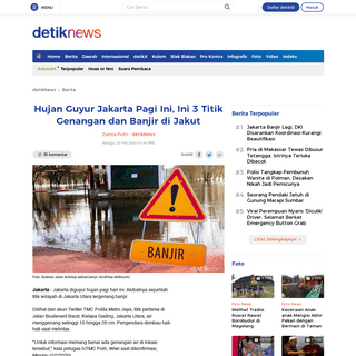 A complete backup of news.detik.com/berita/d-4882161/hujan-guyur-jakarta-pagi-ini-ini-3-titik-genangan-dan-banjir-di-jakut