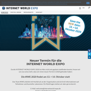 A complete backup of internetworld-expo.de