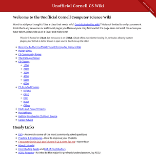 A complete backup of cornellcswiki.gitlab.io