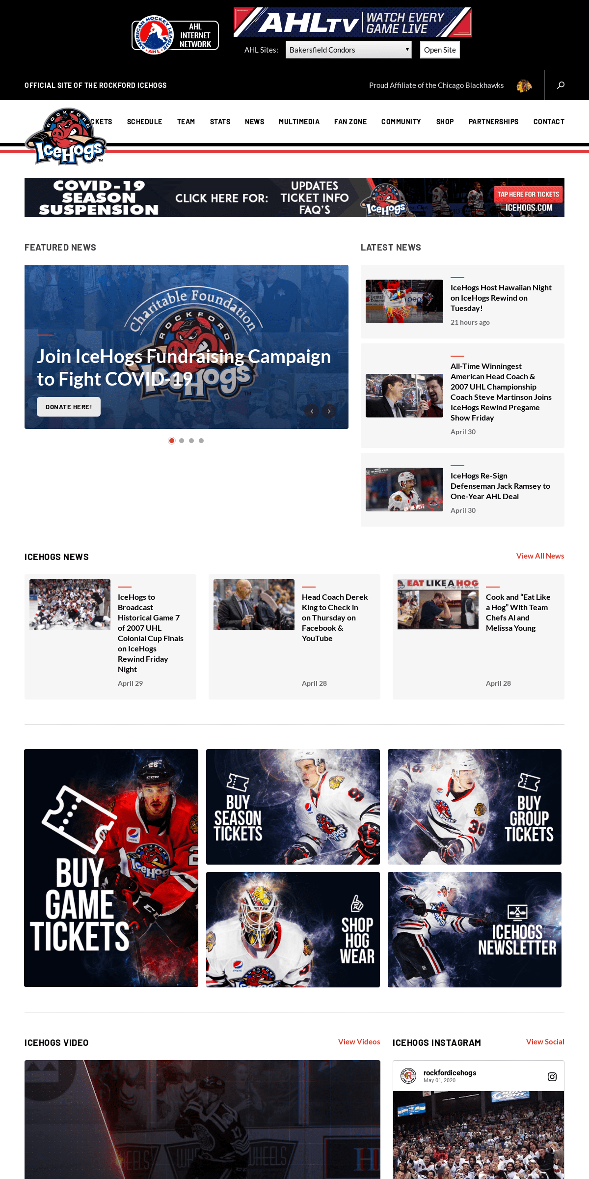 A complete backup of icehogs.com