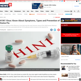 A complete backup of www.news18.com/news/india/h1n1-virus-know-about-symptoms-types-and-prevention-of-swine-flu-2515415.html