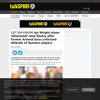 A complete backup of talksport.com/football/670016/ian-wright-unai-emery-arsenal/
