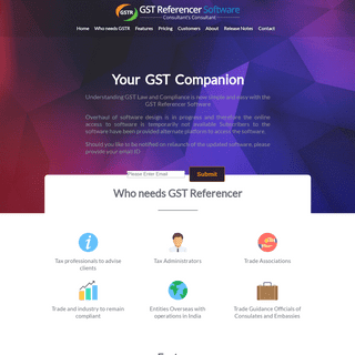 A comprehensive software on GST in india - Helps GST Compliance and Audit