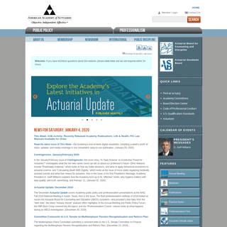 A complete backup of actuary.org