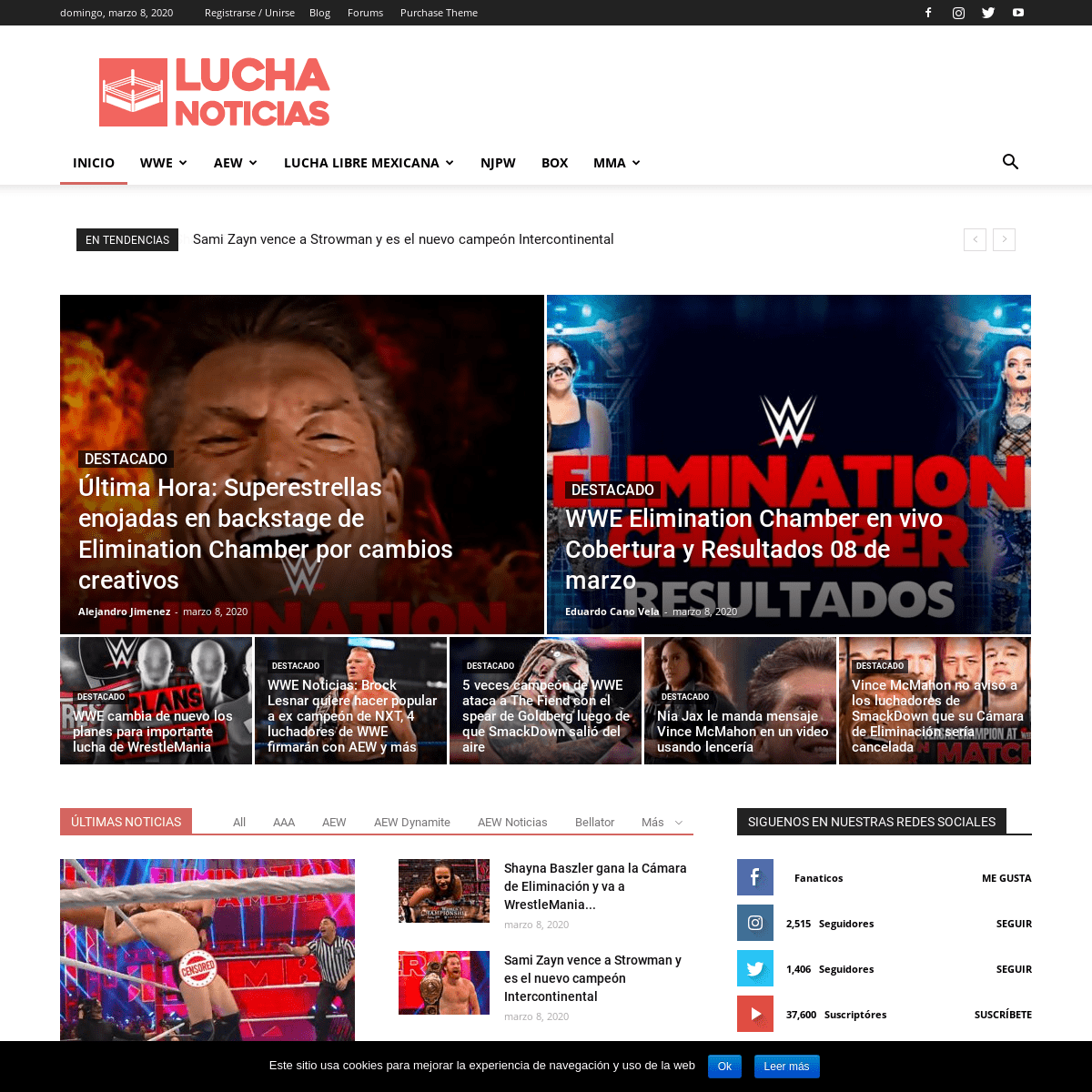A complete backup of luchanoticias.com
