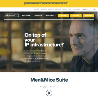 A complete backup of menandmice.com