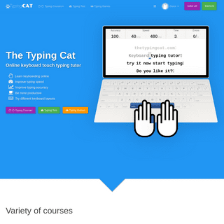 A complete backup of thetypingcat.com