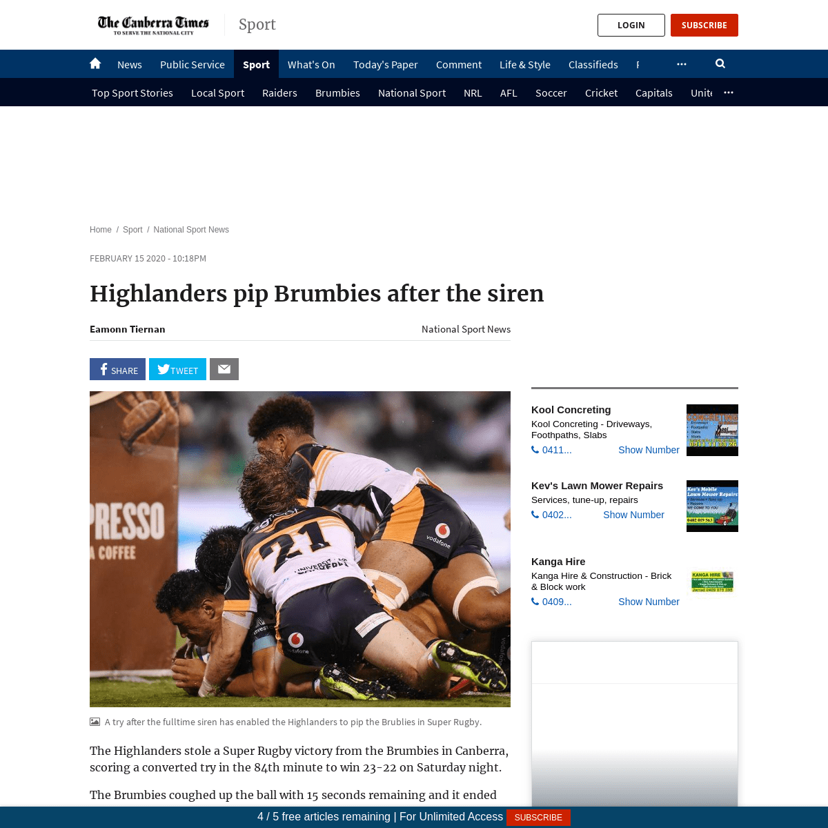 A complete backup of www.canberratimes.com.au/story/6632346/highlanders-pip-brumbies-after-the-siren/