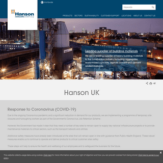 A complete backup of hanson.co.uk