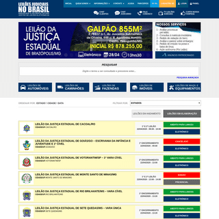 A complete backup of leiloesjudiciais.com.br