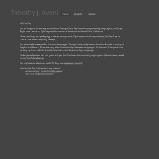 A complete backup of timothyaveni.com