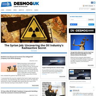 A complete backup of desmog.co.uk