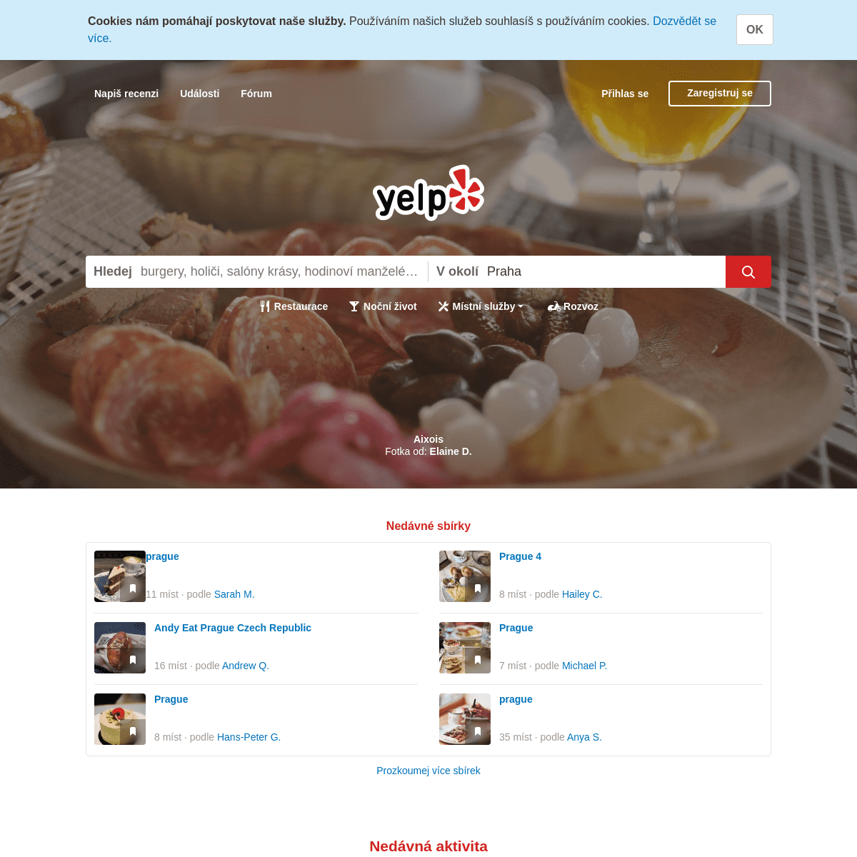 A complete backup of yelp.cz