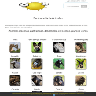 Enciclopedia de animales asombrosos - !Fotos , video y curiosidadesÂ¡