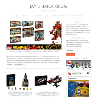 Jayâ€™s Brick Blog - LEGO News, Reviews and More â€“ A blog about LEGO bricks