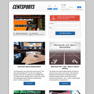 A complete backup of centsports.com