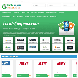 A complete backup of eventscoupons.com