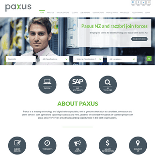 A complete backup of paxus.com.au