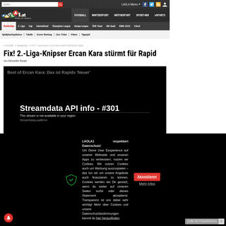 A complete backup of www.laola1.at/de/red/fussball/bundesliga/news/fix--2--liga-knipser-ercan-kara-stuermt-kuenftig-fuer-rapid/