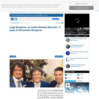 A complete backup of www.zazoom.it/news-notizia/post/326599/2020-02-04--luigi-borghese-marito-barbara-bouchet-papa-alessandro-bo