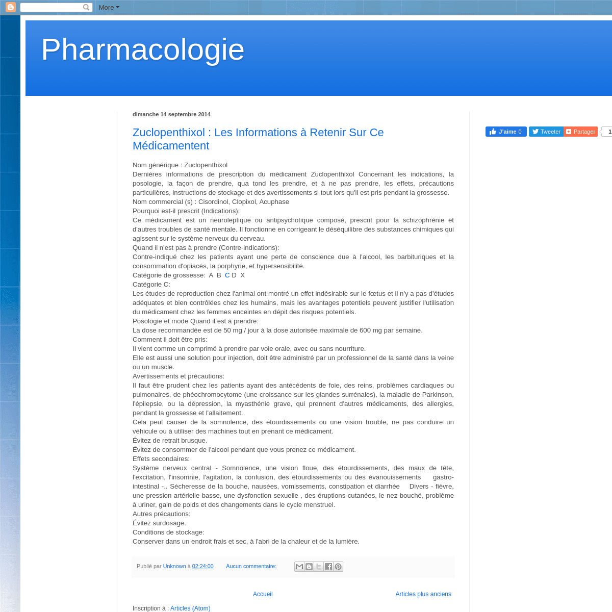 A complete backup of pharmacologie-ici.blogspot.com