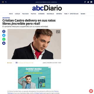 A complete backup of www.abcdiario.com.ar/fama/mexico/2020/2/20/cristian-castro-delivery-en-sus-ratos-libres-increible-pero-real