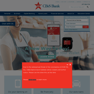 A complete backup of cbsbank.com