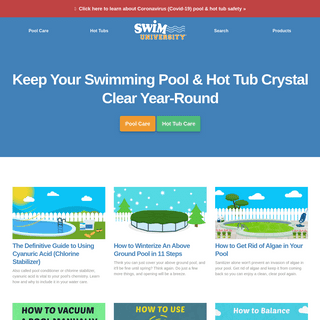 A complete backup of swimuniversity.com