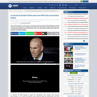 A complete backup of www.footmercato.net/ligue-des-champions/la-reaction-de-zinedine-zidane-apres-la-terrible-fin-de-match-du-re