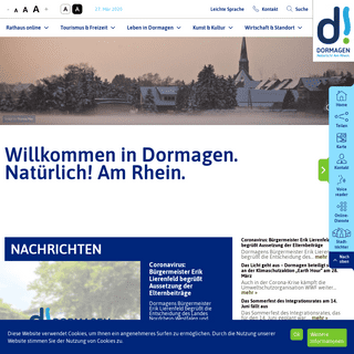 A complete backup of dormagen.de