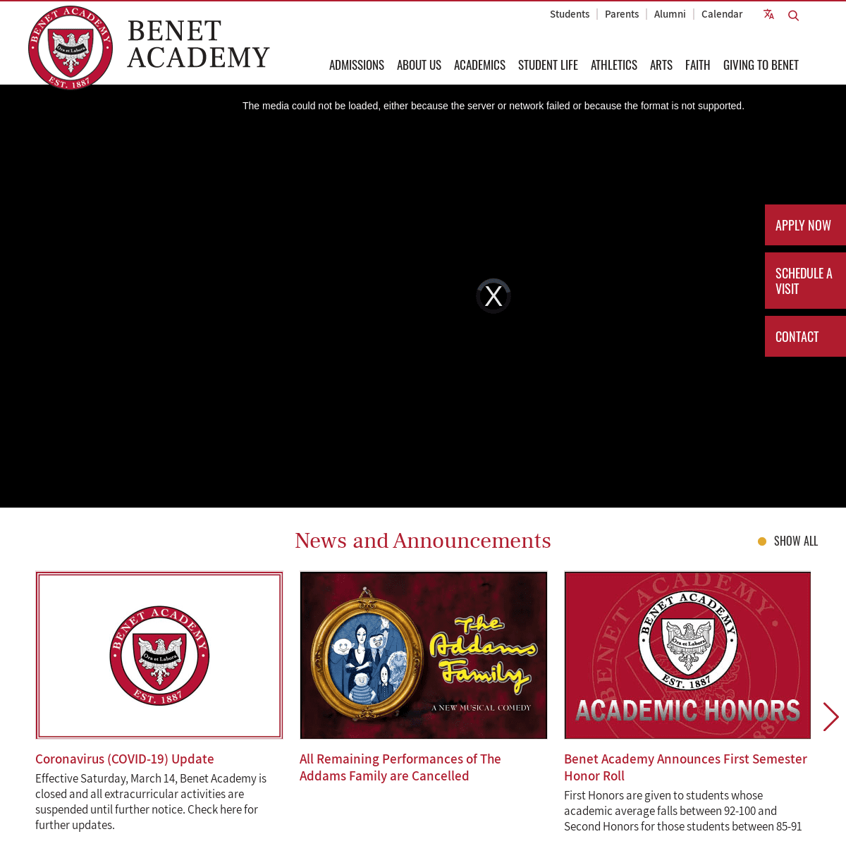 A complete backup of benet.org