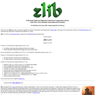 A complete backup of zlib.net