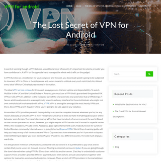 A complete backup of vpn-for-android.info