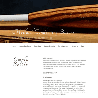 Mollard Conducting Batons â€“ Fine Conducting Batons and Accessories