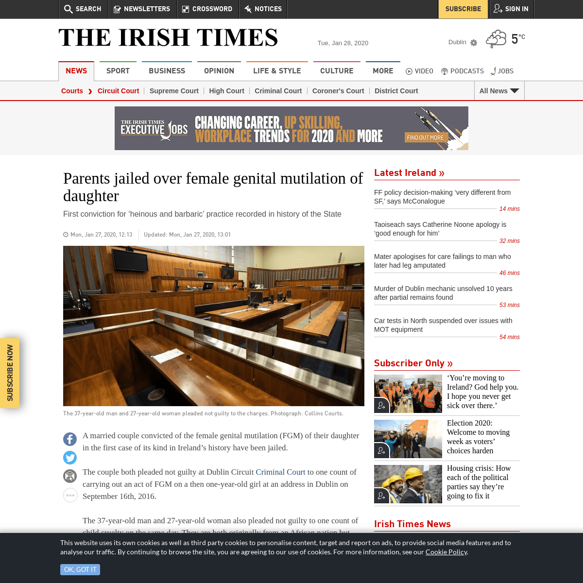 A complete backup of www.irishtimes.com/news/crime-and-law/courts/circuit-court/parents-jailed-over-female-genital-mutilation-of