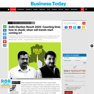 A complete backup of www.businesstoday.in/current/economy-politics/delhi-election-result-2020-counting-time-when-will-trends-sta