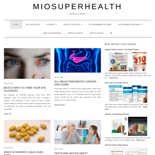 A complete backup of miosuperhealth.com
