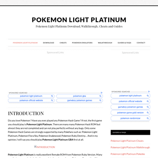 A complete backup of pokemonlightplatinum.com