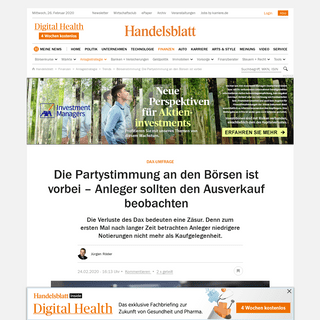 A complete backup of www.handelsblatt.com/finanzen/anlagestrategie/trends/dax-umfrage-die-partystimmung-an-den-boersen-ist-vorbe