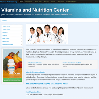 A complete backup of vitamins-nutrition.org